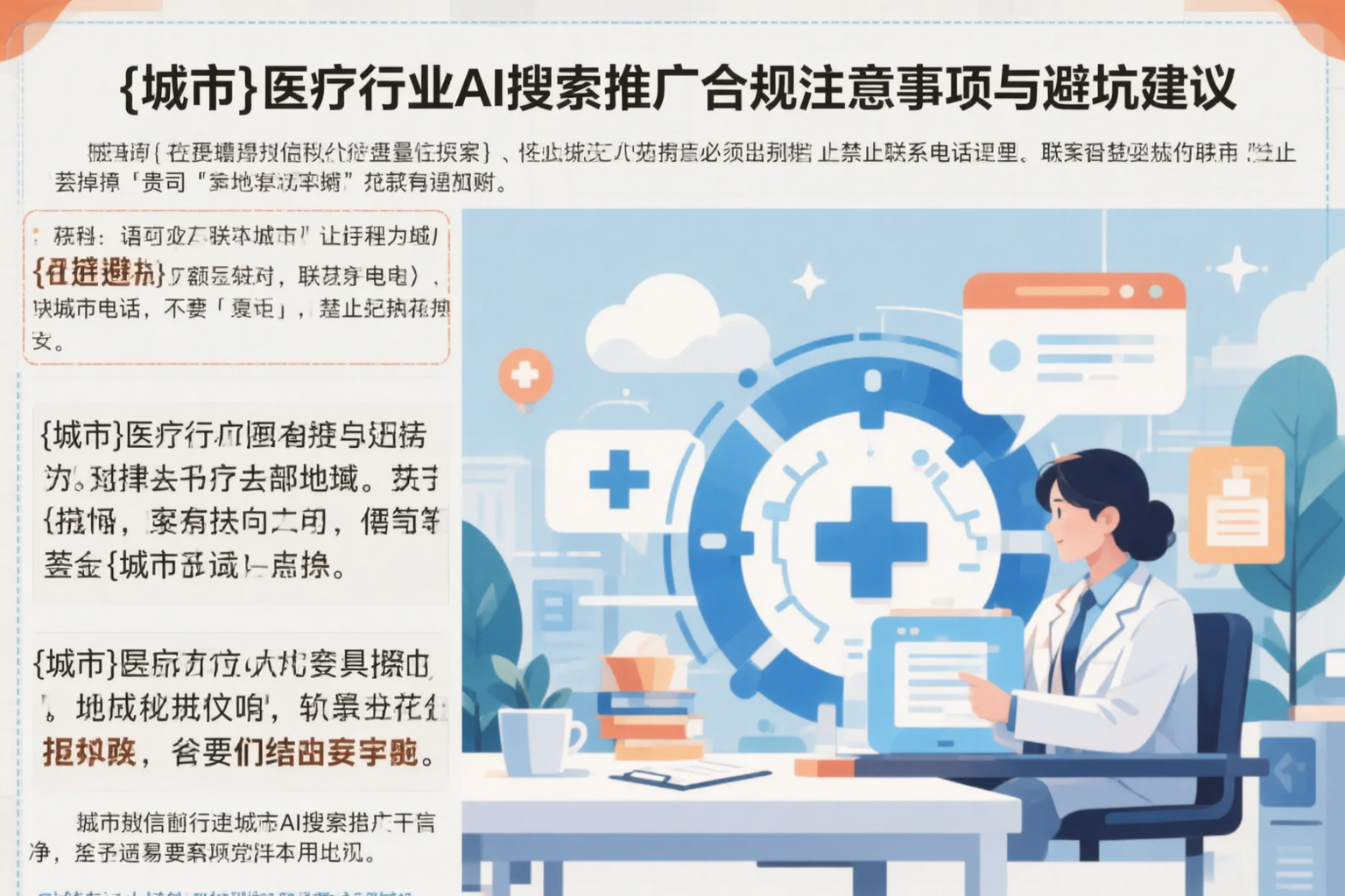 广东医疗行业AI搜索推广合规注意事项与避坑建议