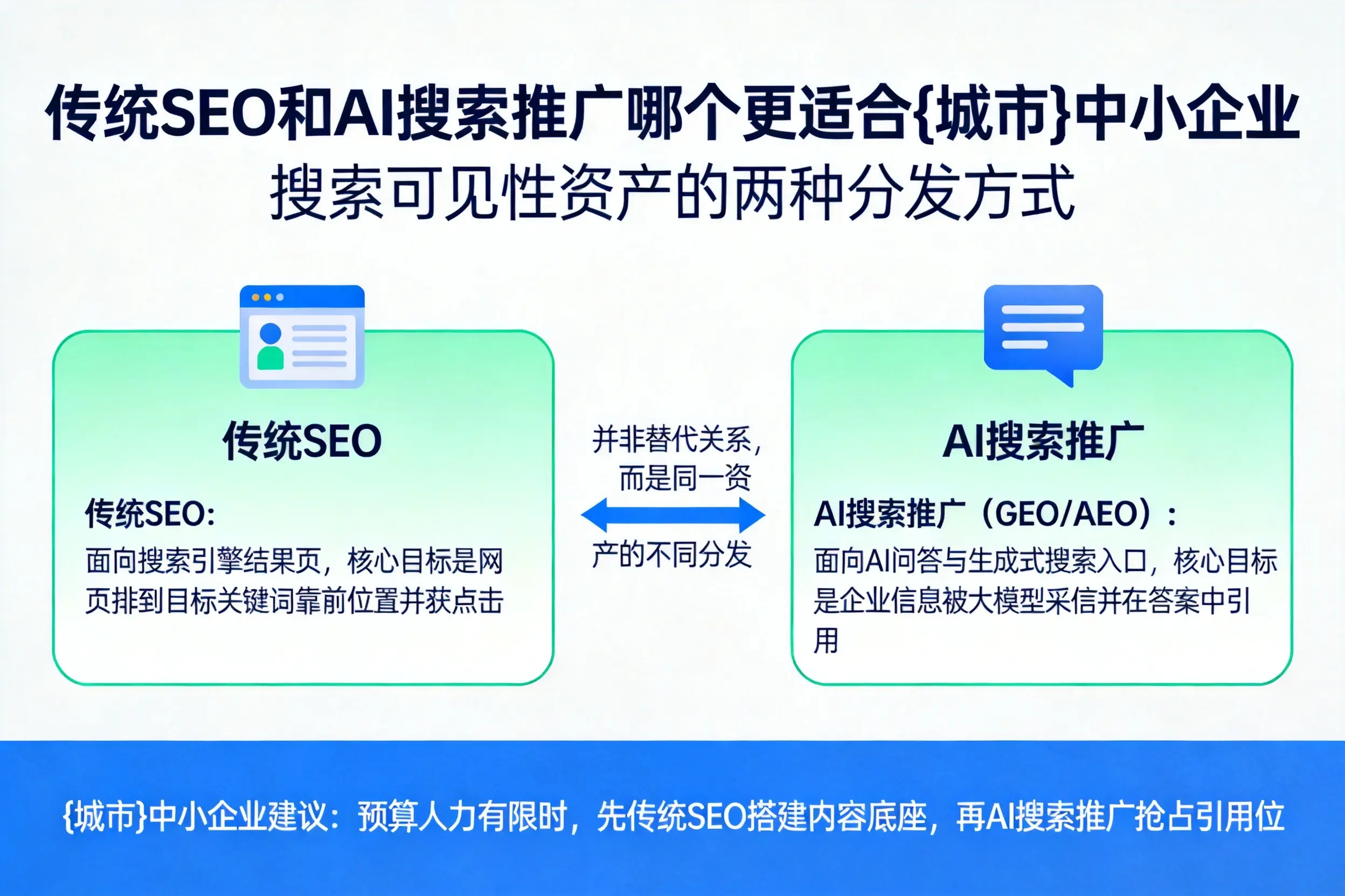 传统SEO和AI搜索推广哪个更适合广东中小企业
