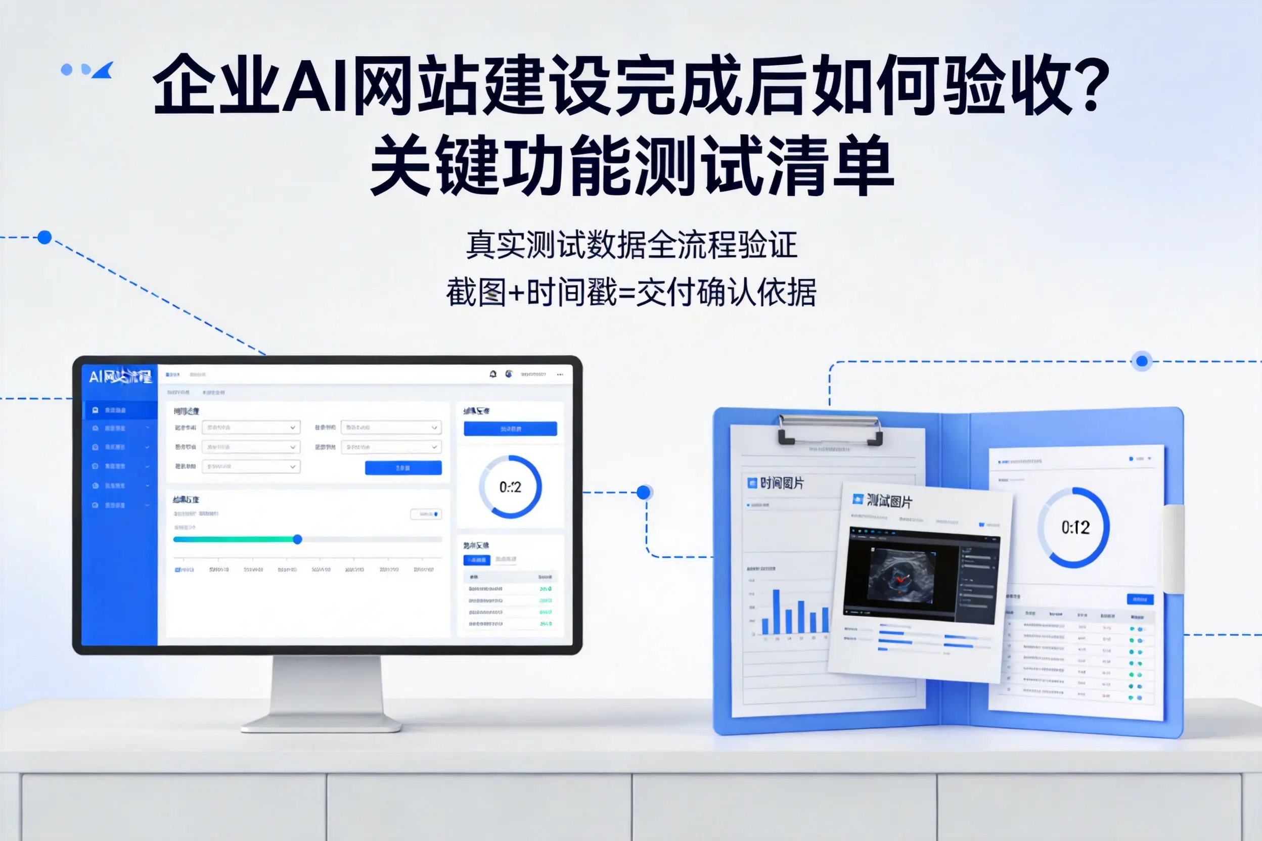 广东企业AI网站建设完成后如何验收？关键功能测试清单