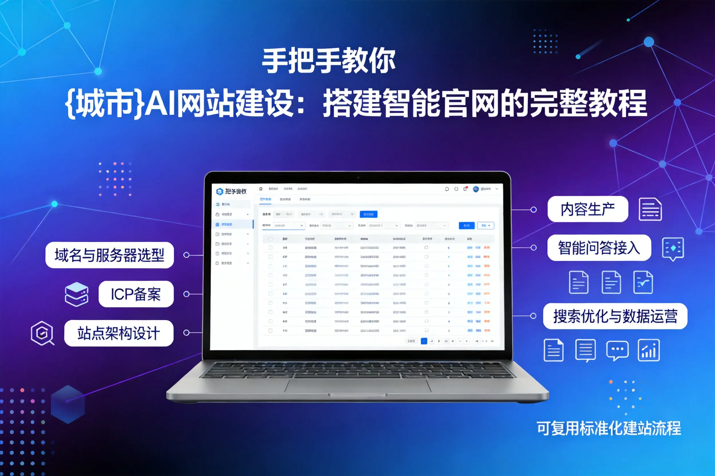 手把手教你广东AI网站建设：搭建智能官网的完整教程
