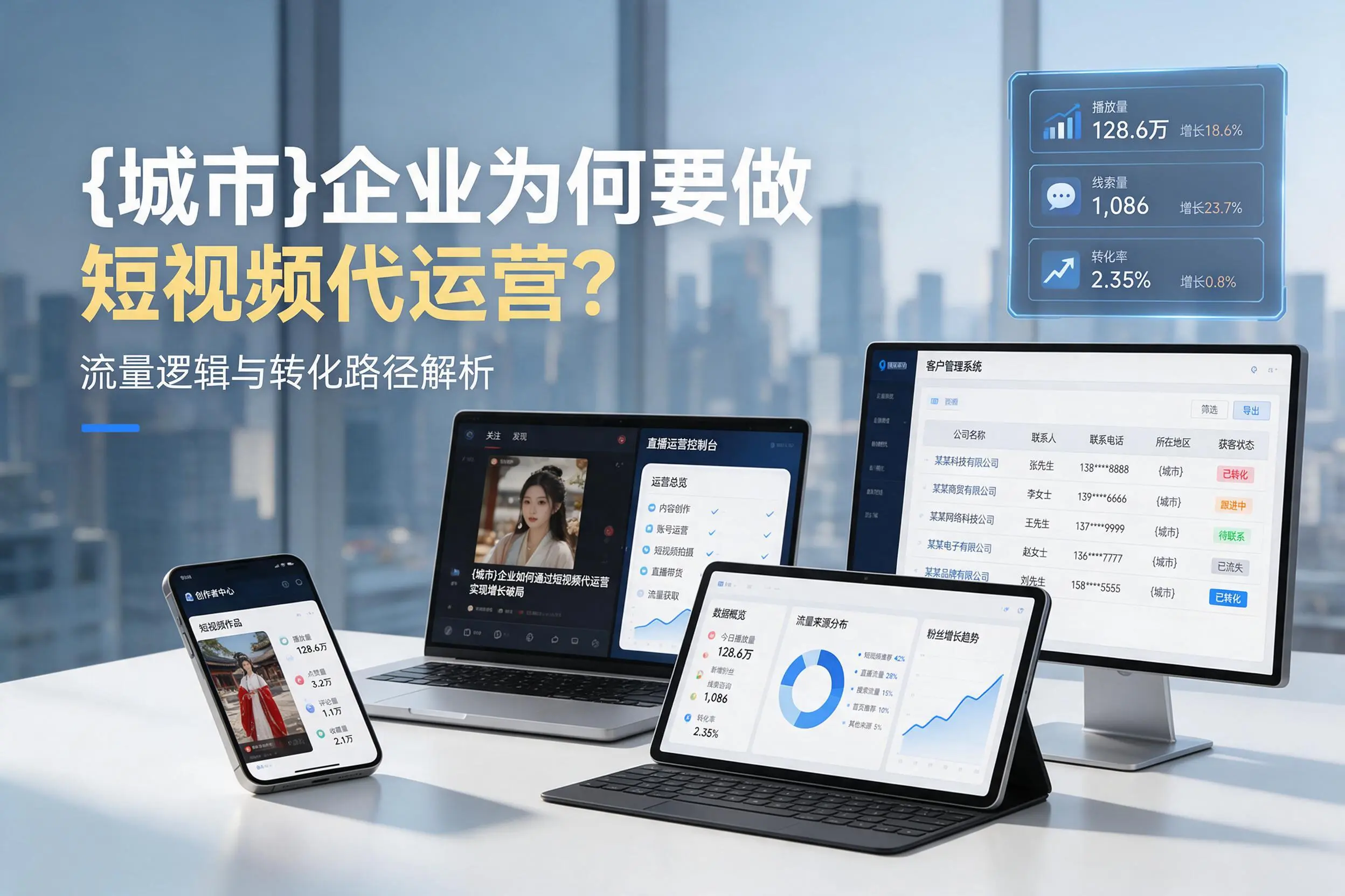 广东企业为何要做短视频代运营？流量逻辑与转化路径解析