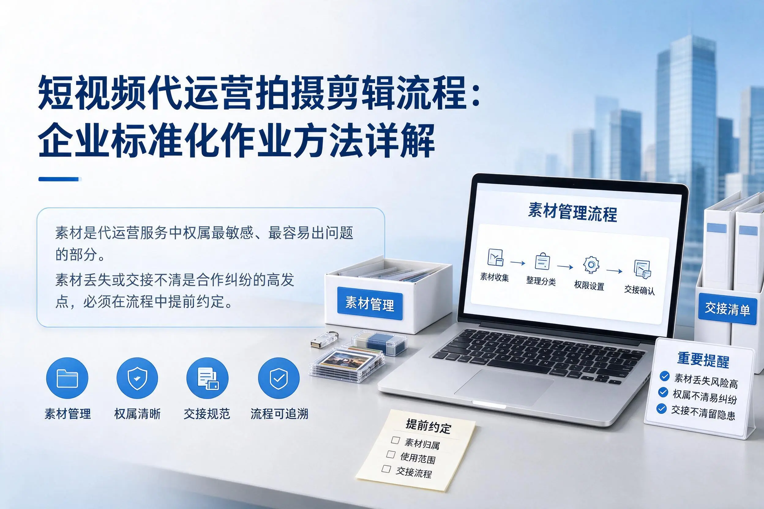 短视频代运营拍摄剪辑流程:广东企业标准化作业方法详解