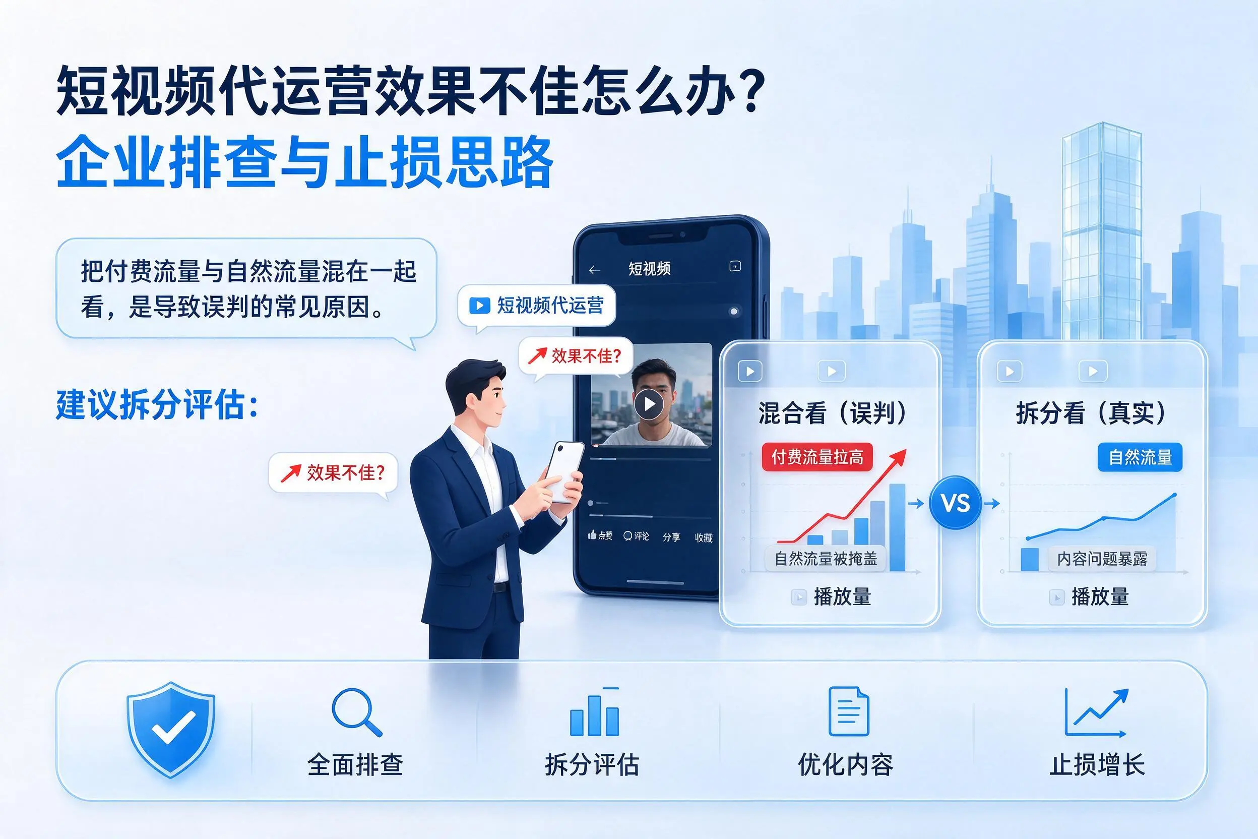 短视频代运营效果不佳怎么办?广东企业排查与止损思路