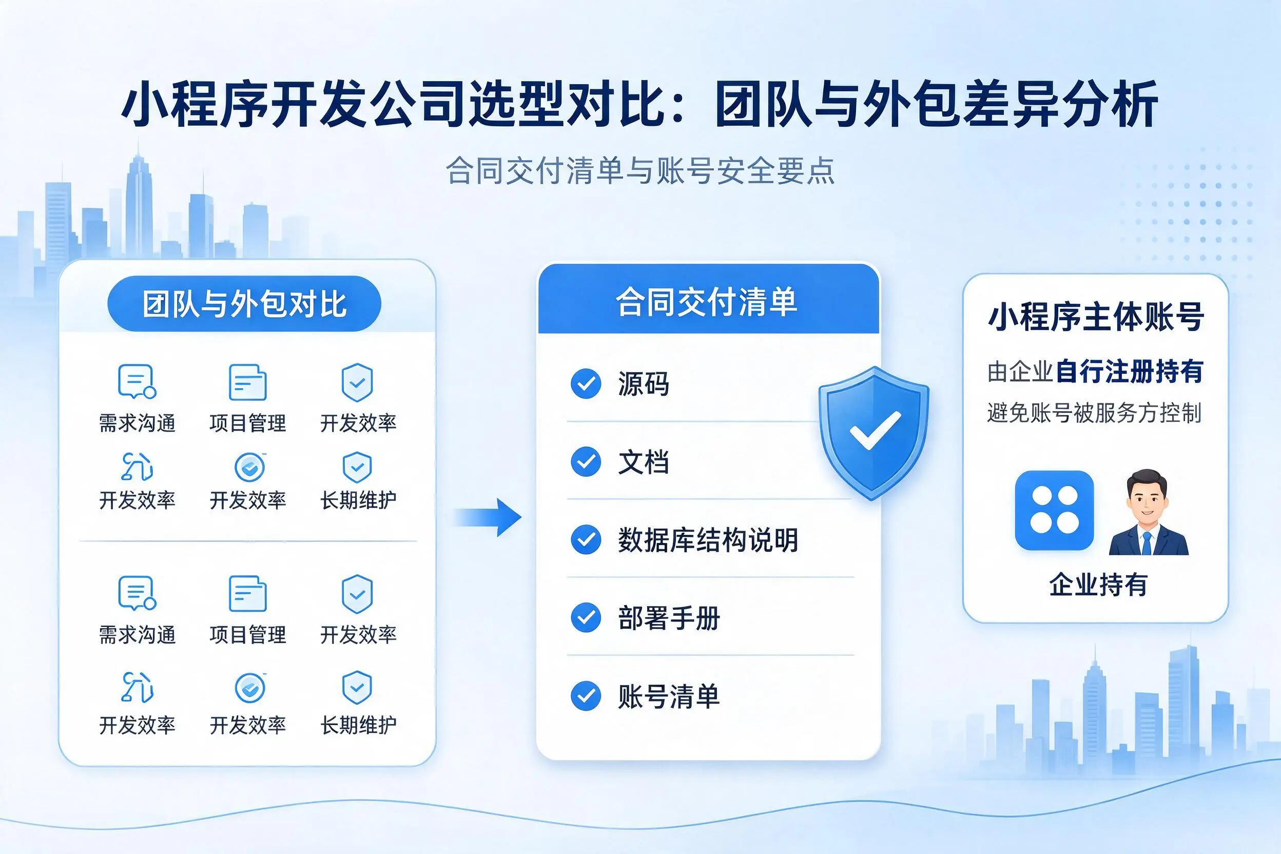 广东小程序开发公司选型对比:团队与外包差异分析