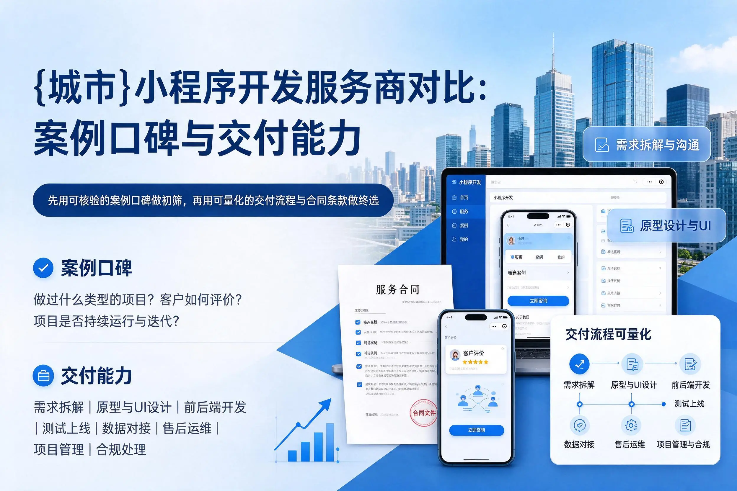 广东小程序开发服务商对比:案例口碑与交付能力