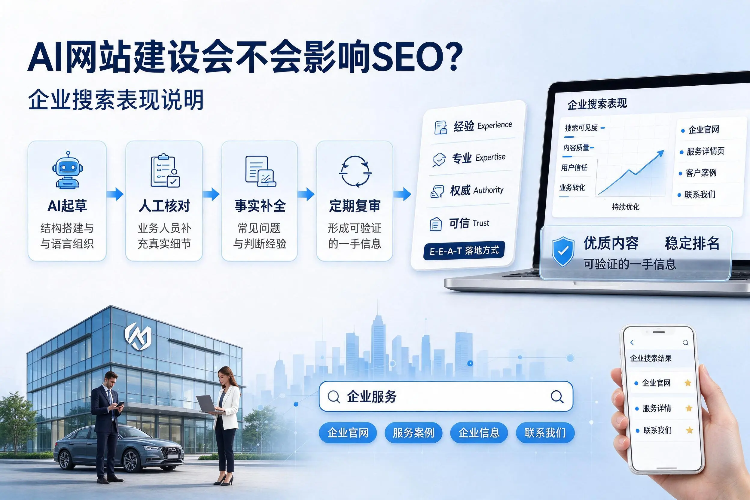 AI网站建设会不会影响SEO?广东企业搜索表现说明