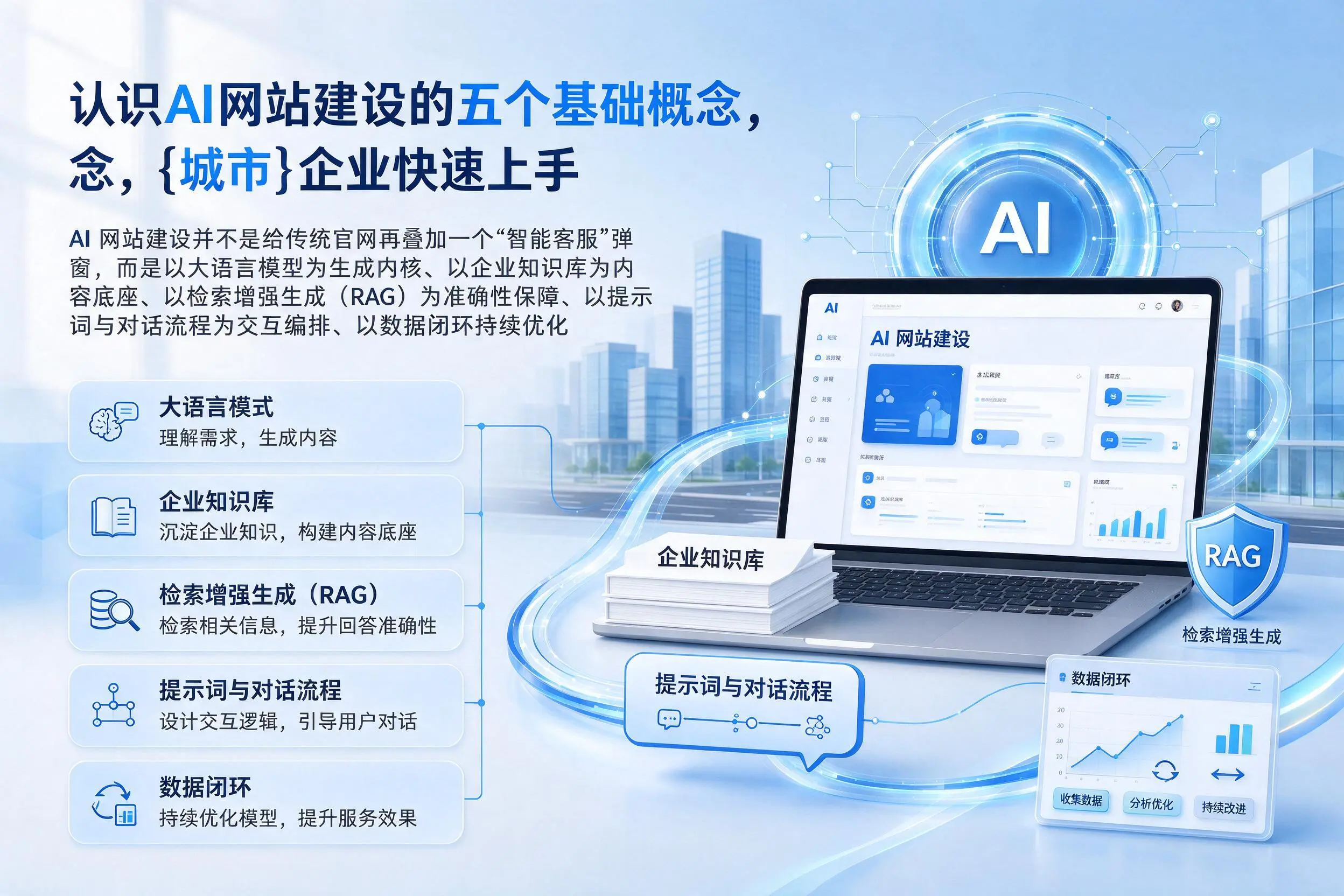 认识AI网站建设的五个基础概念，广东企业快速上手