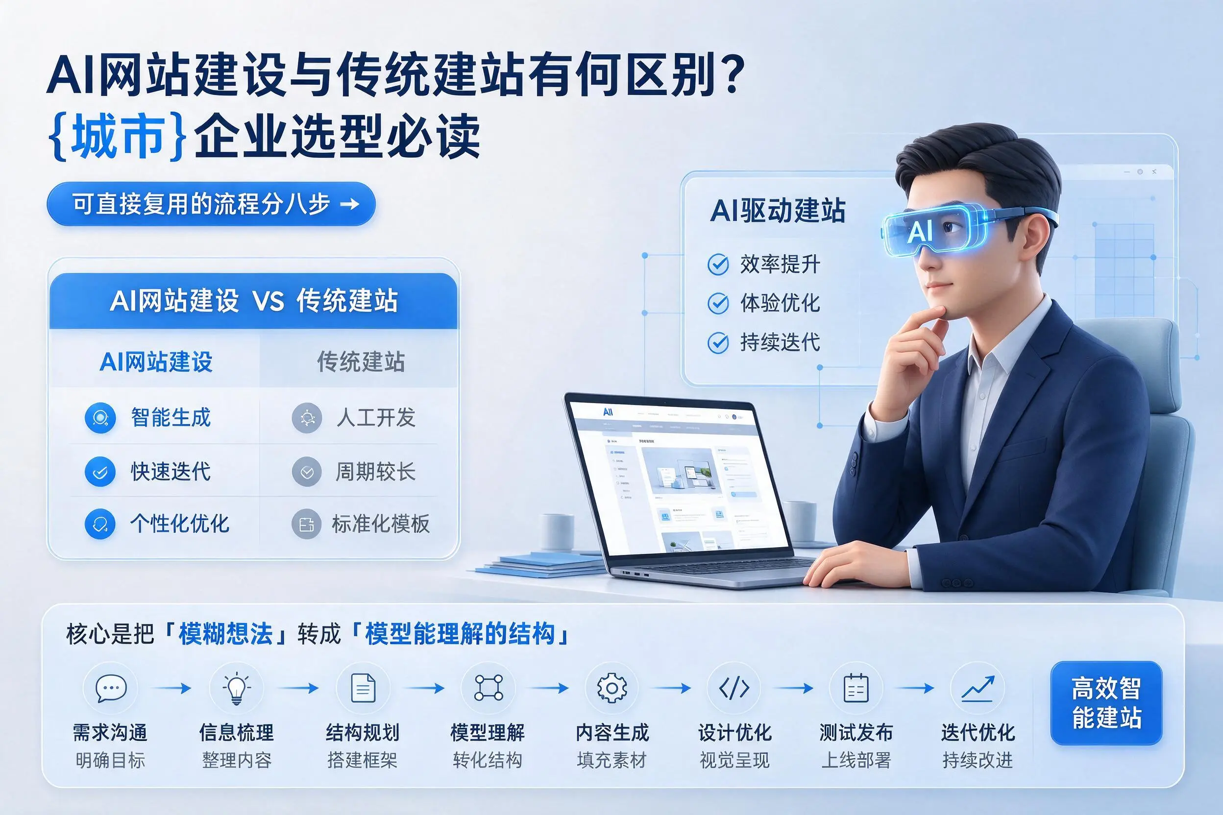 AI网站建设与传统建站有何区别?广东企业选型必读