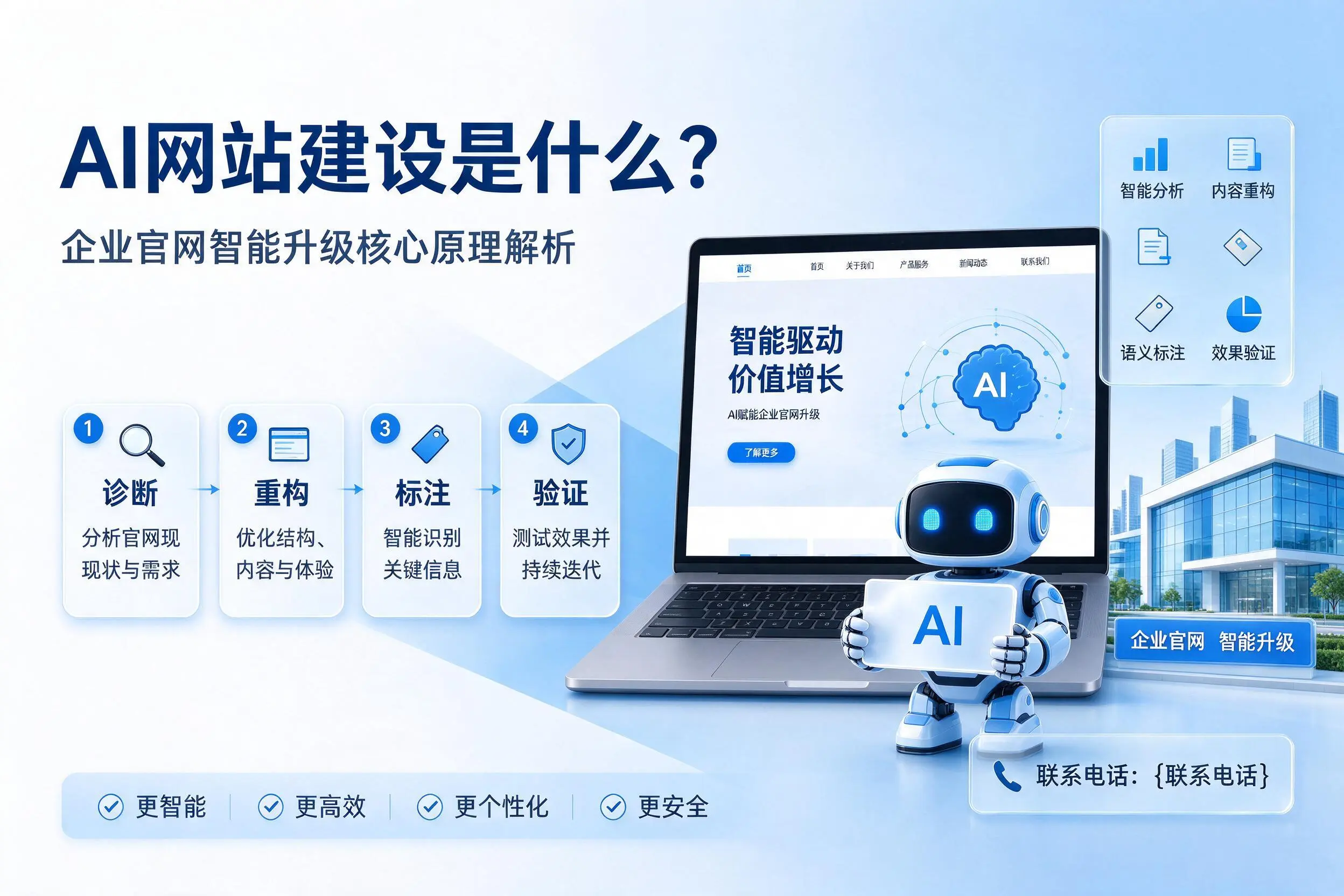 AI网站建设是什么？广东企业官网智能升级核心原理解析