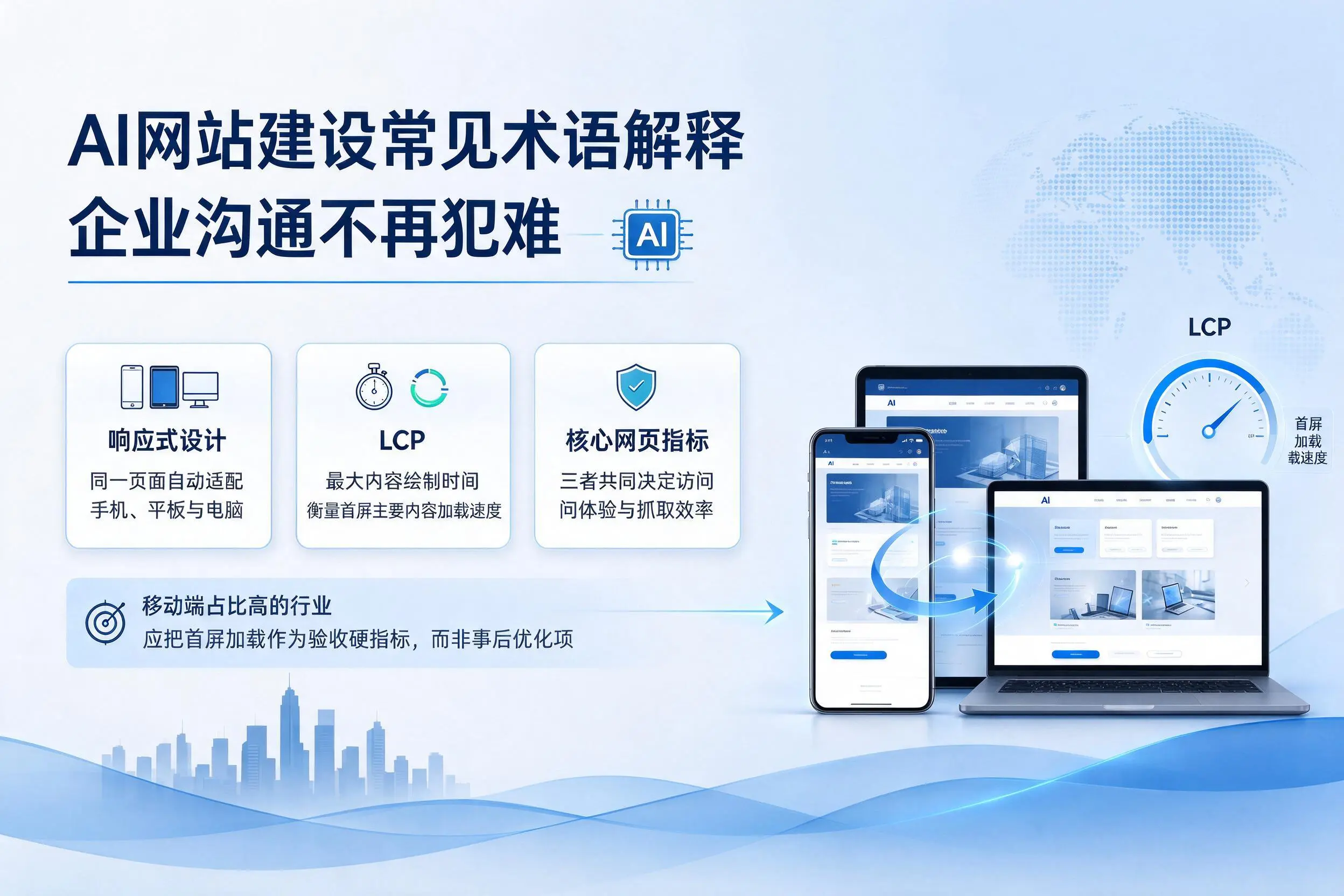 AI网站建设常见术语解释，广东企业沟通不再犯难